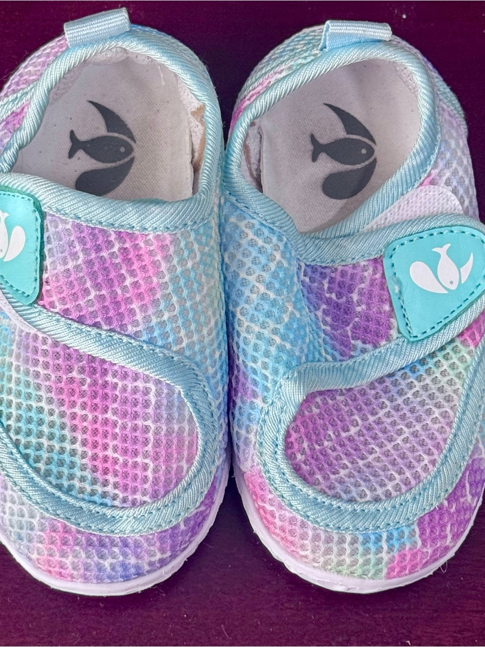 Toddler Water Shoes, Mermaid Scales, Size 6
